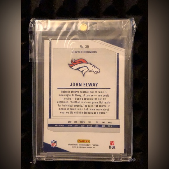 John Elway 2024 Panini Donruss Elite Blaster Exclusive Astral Stars-Broncos - Picture 2 of 3